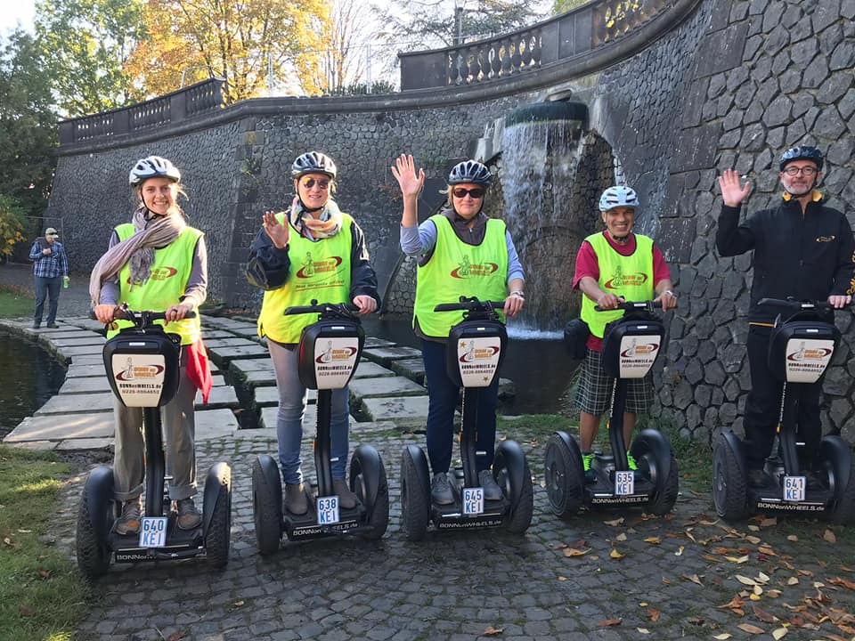 bonn Shido goes on Rheintour on Segway